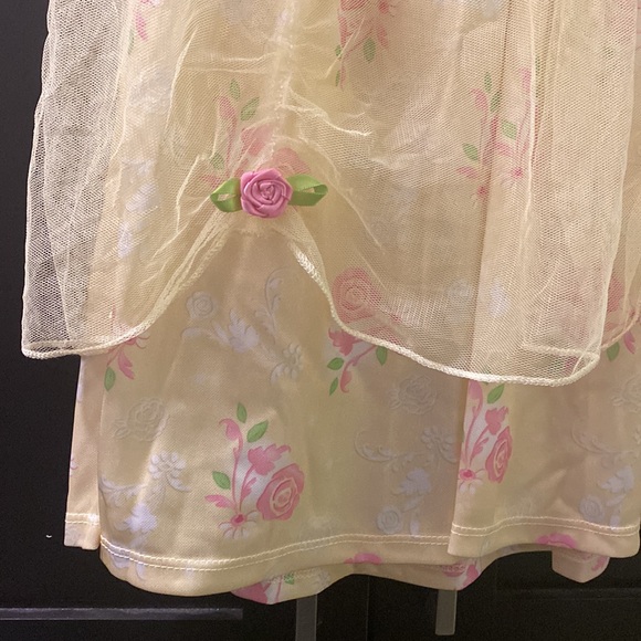 Disney Beauty and The Beast Night Dress Pajamas size 3t Disney Princess Belle - Picture 4 of 10